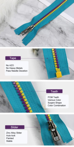 Plastic Zipper Multi-color Tape&Teeth 4